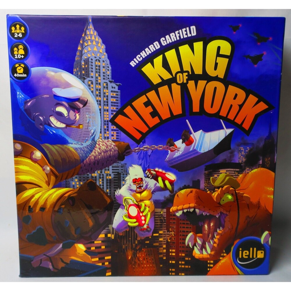King of New York Board Game - IELLO - NEW Open Box - Unplayed Unpunched